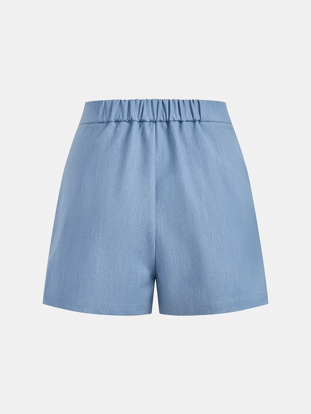 Mid-Waist Embellished Casual Shorts sold by COMMENSE product image thumbnail 2