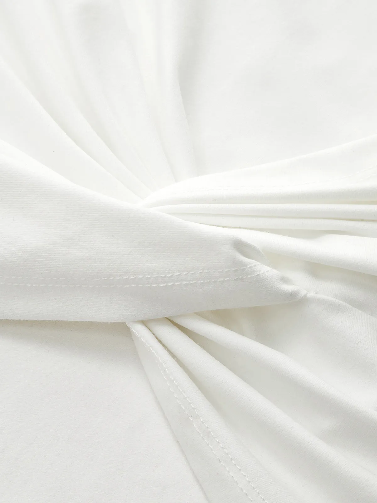 Twisted Ruched Mock Neck Sleeveless Top sold by COMMENSE product image thumbnail 4