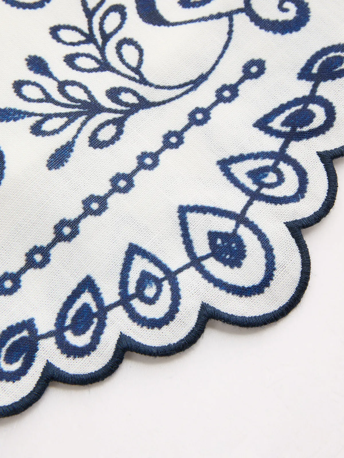 Tassel Tie Embroidered Cami Mini Dress sold by COMMENSE product image thumbnail 4