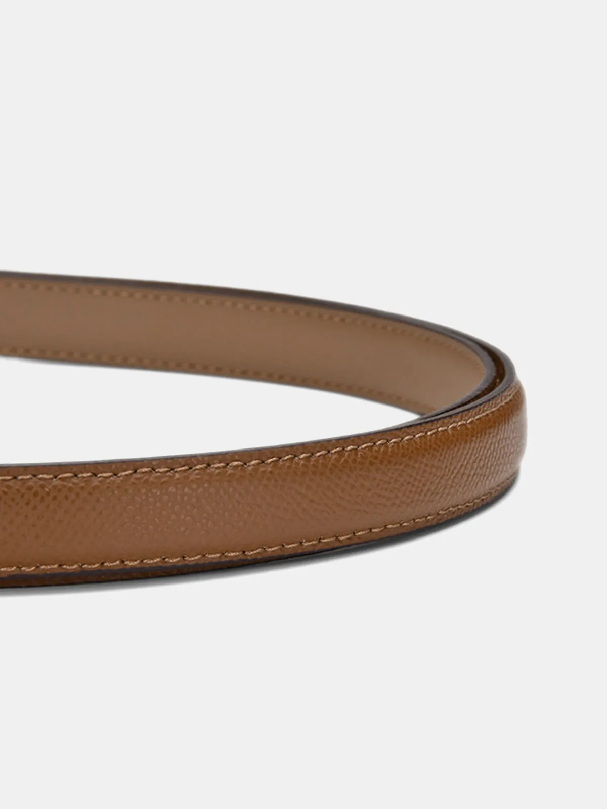 Cylindrical Buckle Leather Thin Belt sold by COMMENSE product image thumbnail 4