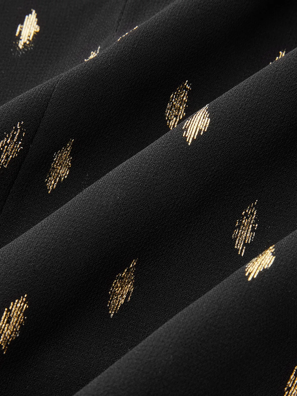 Metallic Polka Dot Sheer Chiffon Halter Neck Top sold by COMMENSE product image thumbnail 4