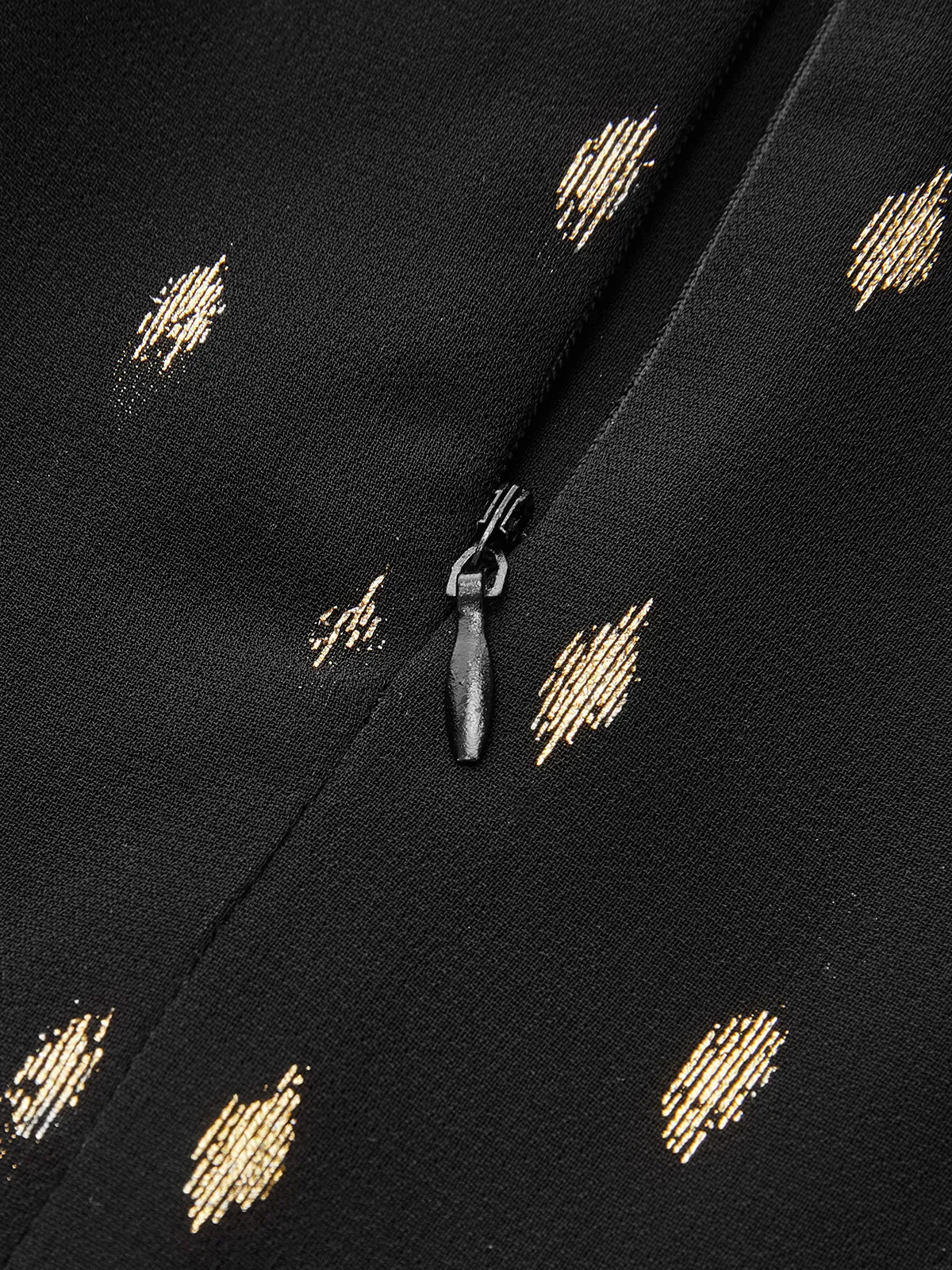 Metallic Polka Dot Sheer Chiffon Halter Neck Top sold by COMMENSE product image thumbnail 5