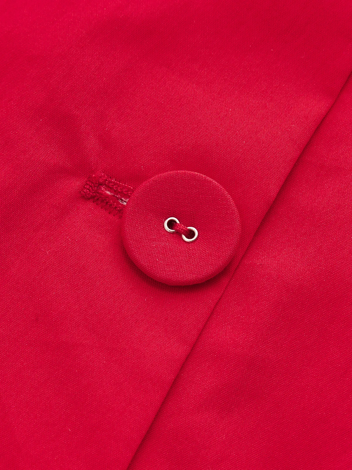 Cotton Blend Button-Front Maxi Dress sold by COMMENSE product image thumbnail 4