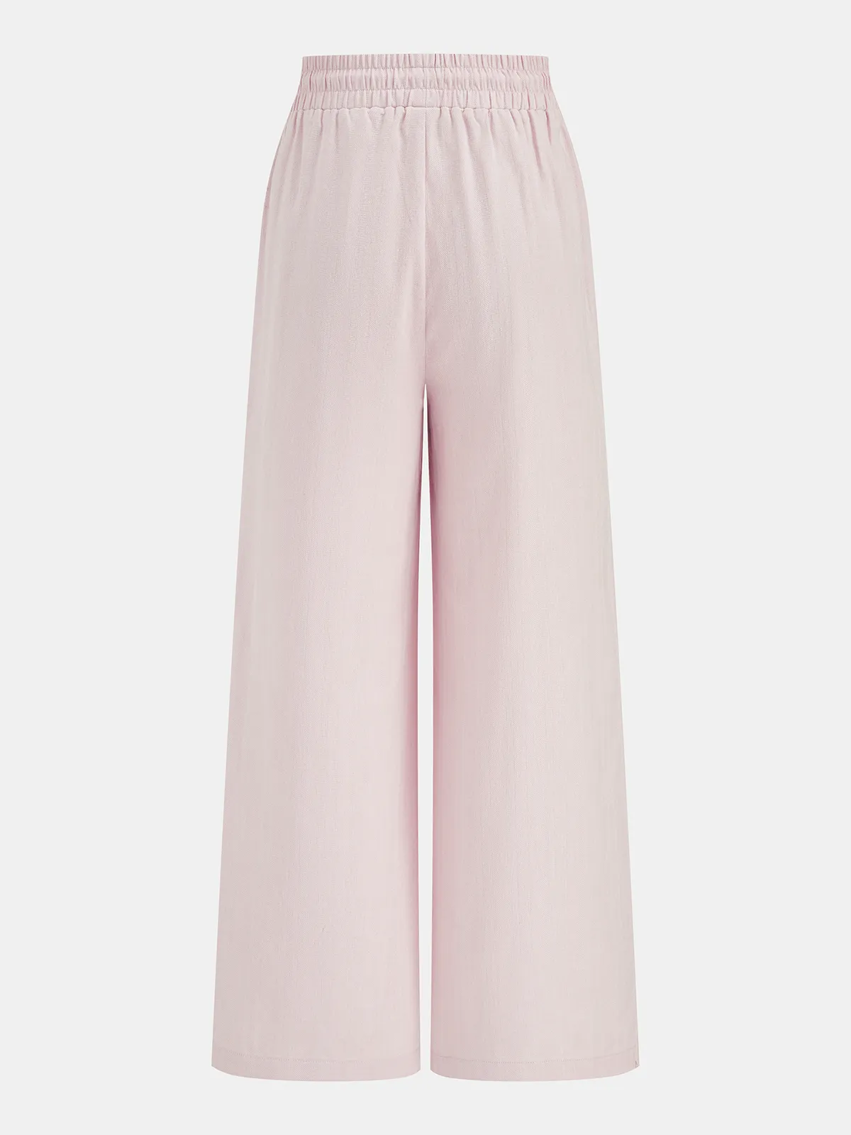 Cotton Linen Striped Split Drawstring Pants sold by COMMENSE product image thumbnail 4