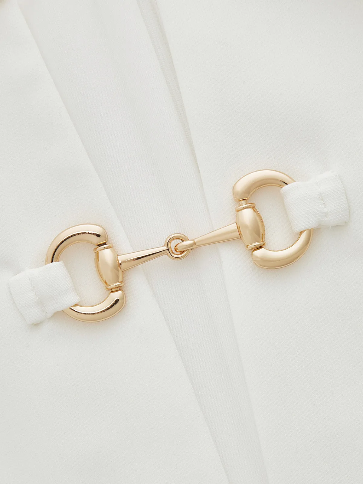 Sleeveless Horsebit Pleated Mini Dress sold by COMMENSE product image thumbnail 4