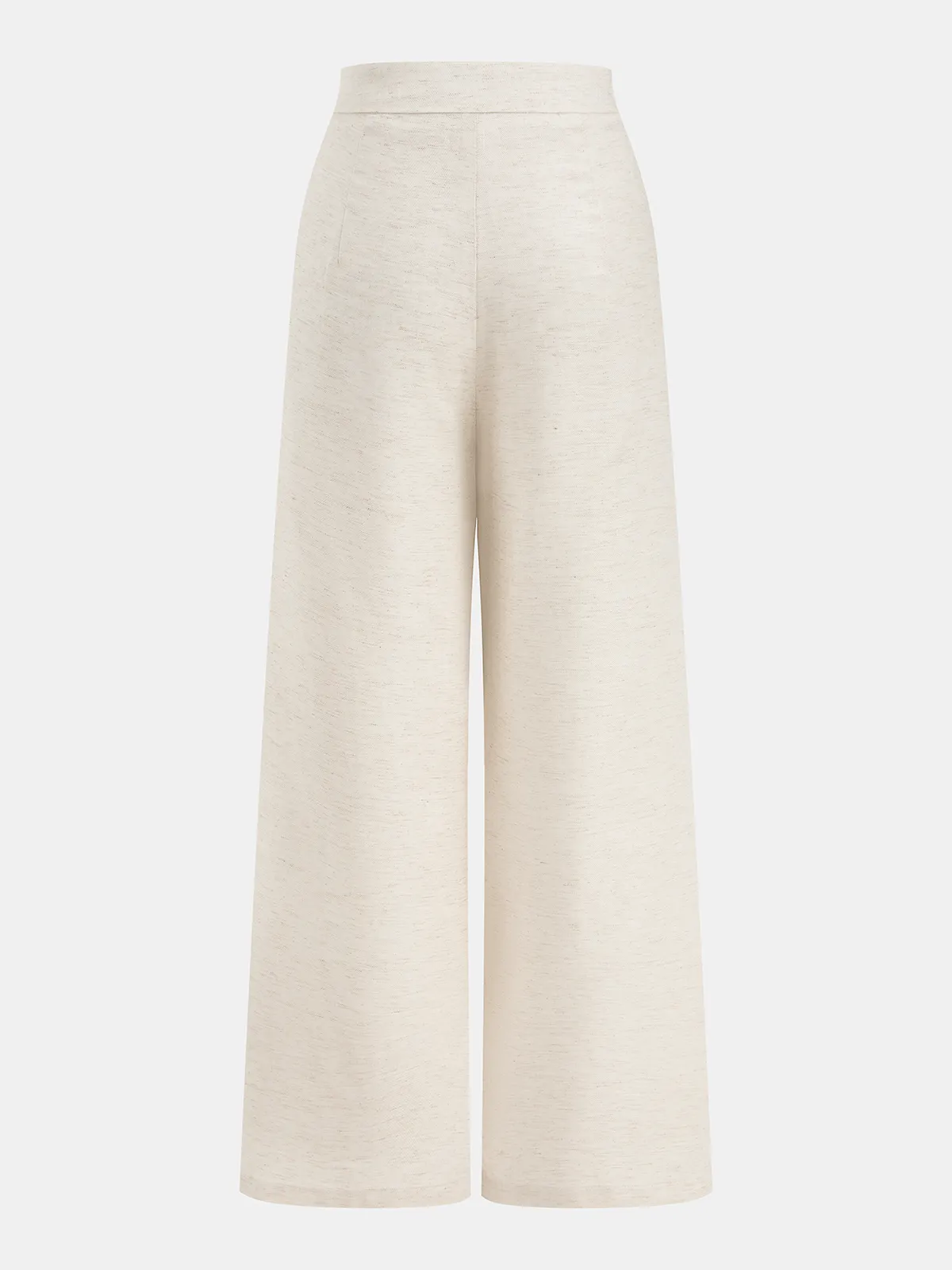 Linen Blend Halter Buttoned Top & Pants Set sold by COMMENSE product image thumbnail 5