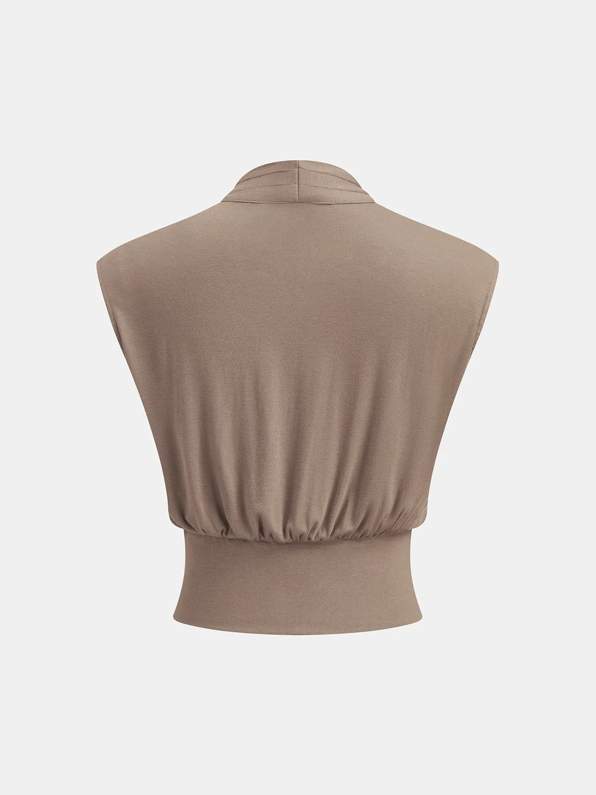 Wrap Cinched Top & Pleated Maxi Skirt Set sold by COMMENSE product image thumbnail 3