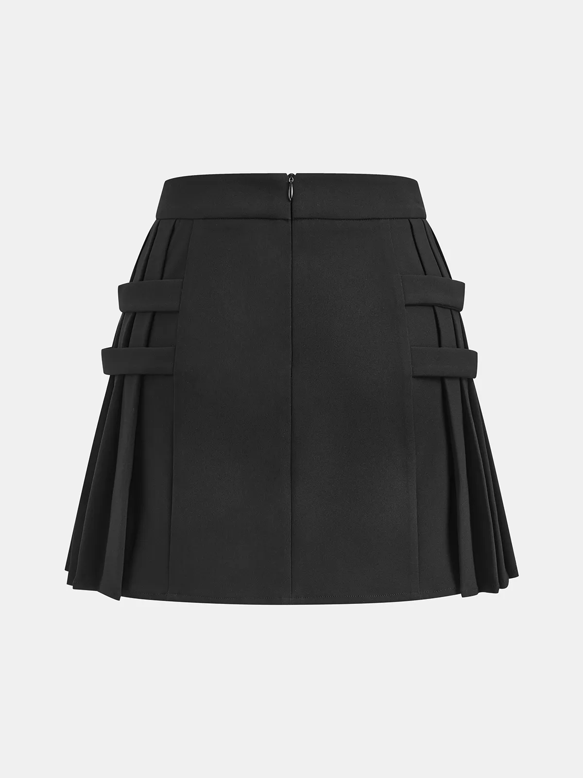 Metal Detail Pleated Mini Skirt sold by COMMENSE product image thumbnail 2