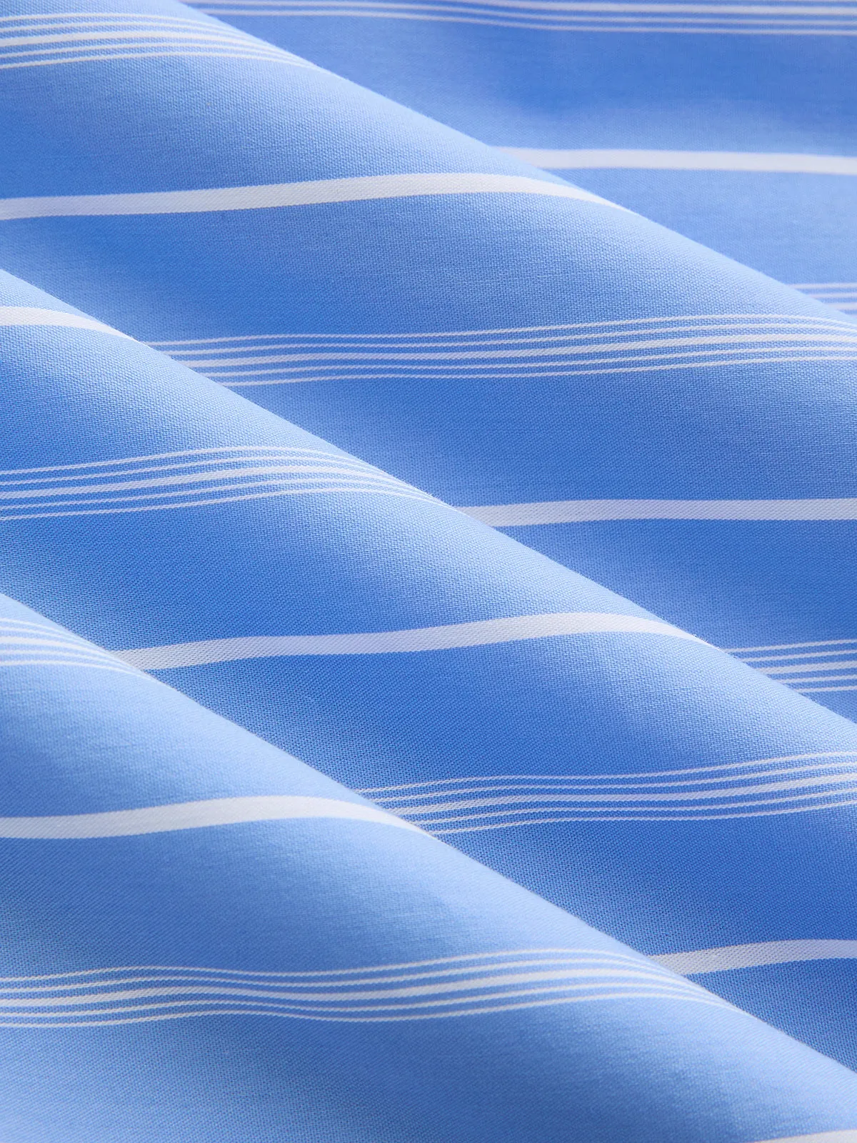 Color Block Off-Shoulder Striped Midi Dress sold by COMMENSE product image thumbnail 4