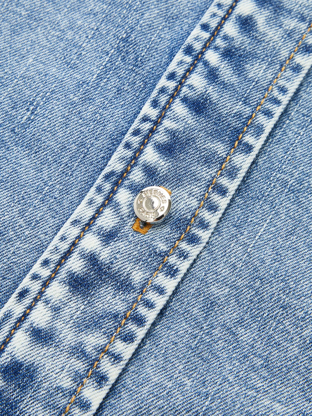 Tie Neck Sleeveless Denim Shirt sold by COMMENSE product image thumbnail 5