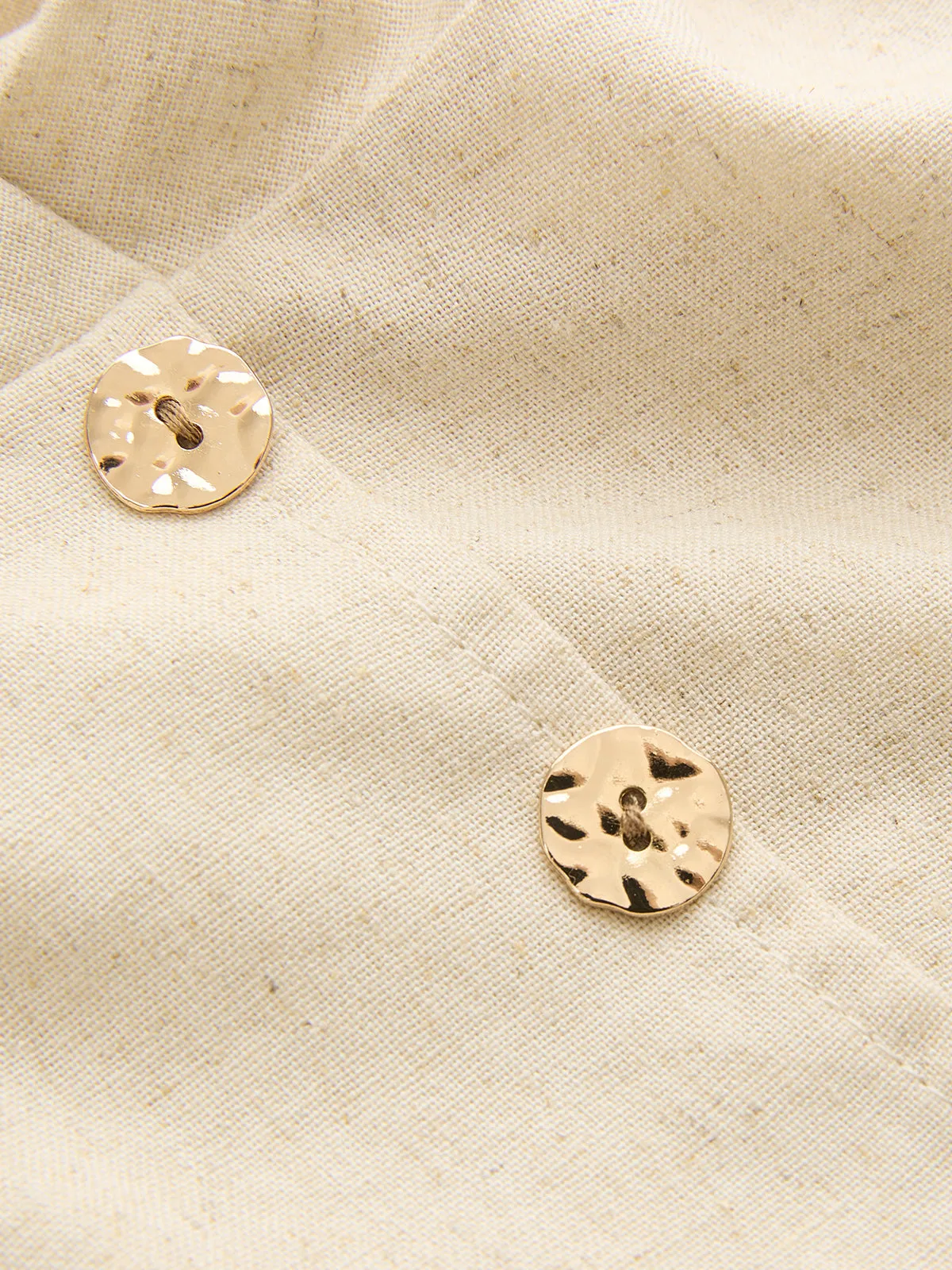 Linen Blend Wrap Vest Top sold by COMMENSE product image thumbnail 4