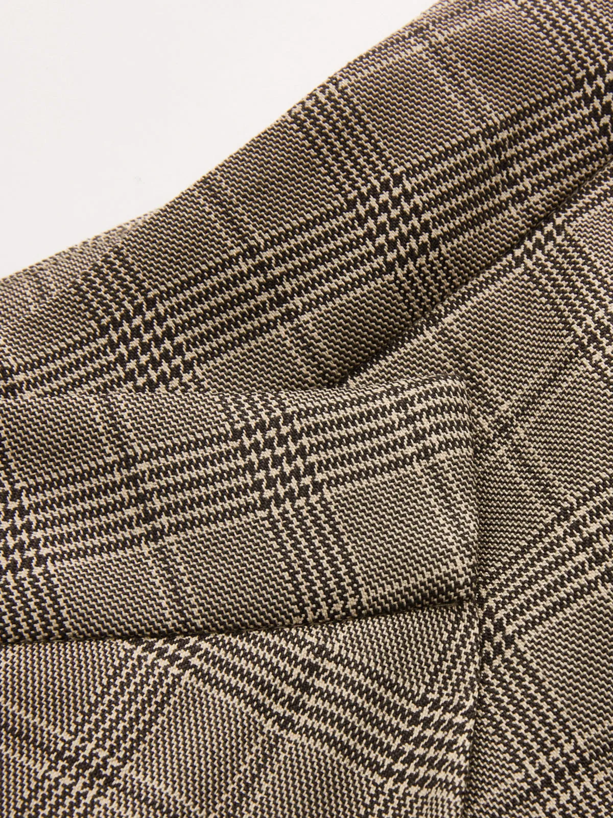 Plaid Wrap Wide Leg Pants sold by COMMENSE product image thumbnail 5