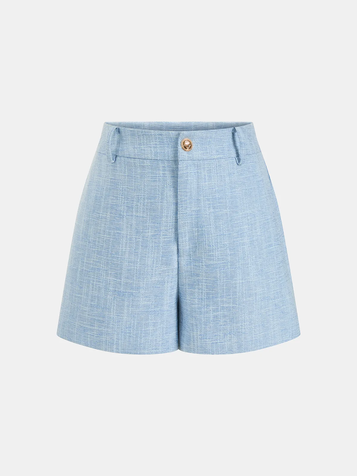 Textured Metal Button Vest & Shorts Set sold by COMMENSE product image thumbnail 4