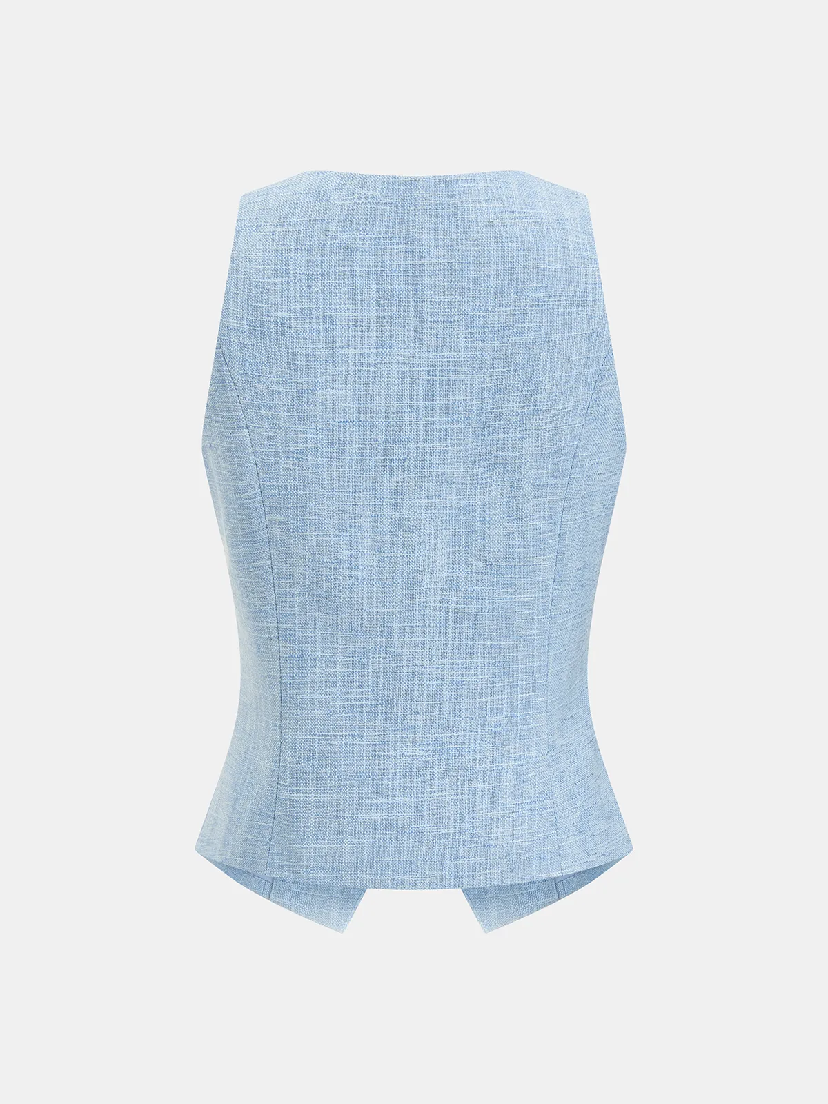 Textured Metal Button Vest & Shorts Set sold by COMMENSE product image thumbnail 3