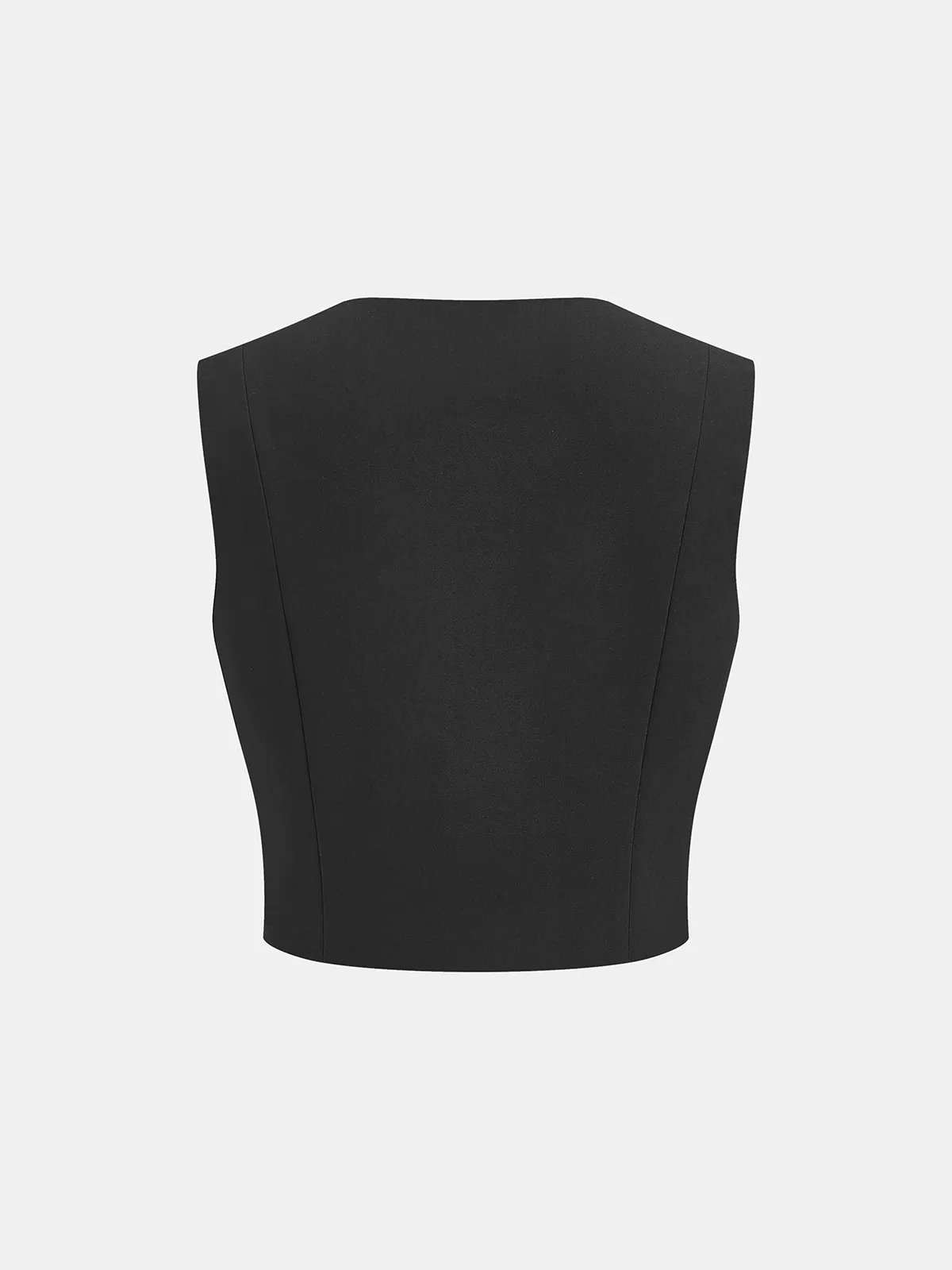Metal Button Sleeveless Top & Pants Set sold by COMMENSE product image thumbnail 3