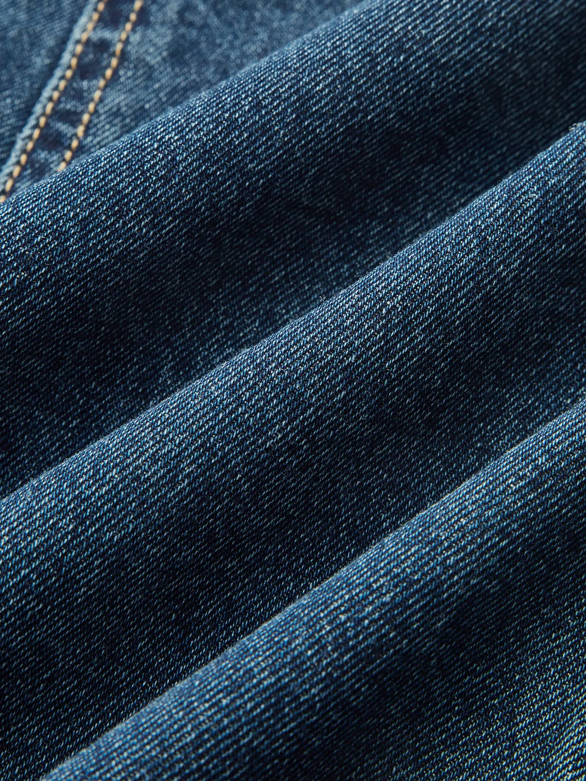 Sleeveless V-Neck Denim Mini Dress sold by COMMENSE product image thumbnail 4