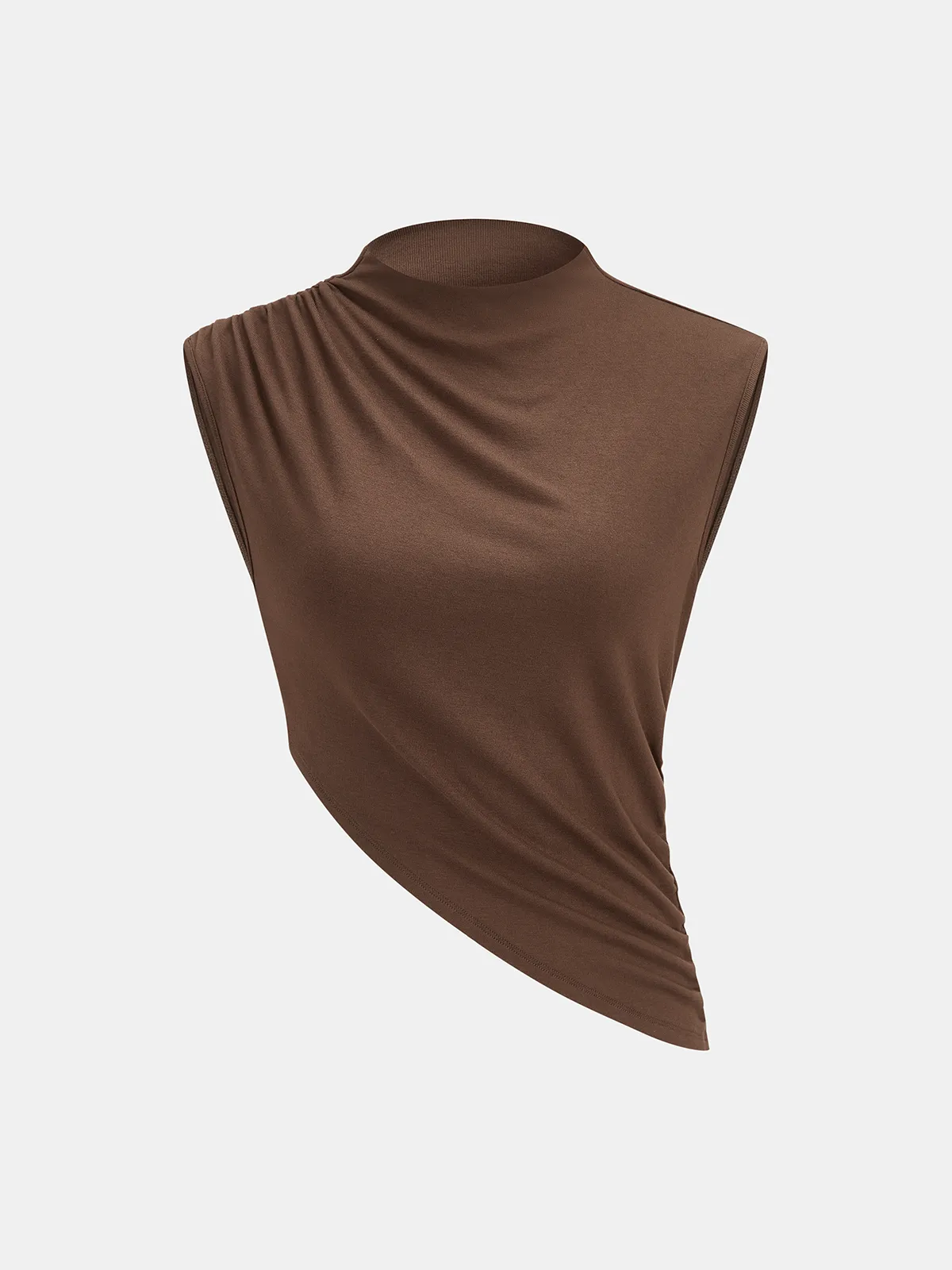 Sleeveless Asymmetric Top & Lace Mermaid Skirt Set sold by COMMENSE product image thumbnail 2