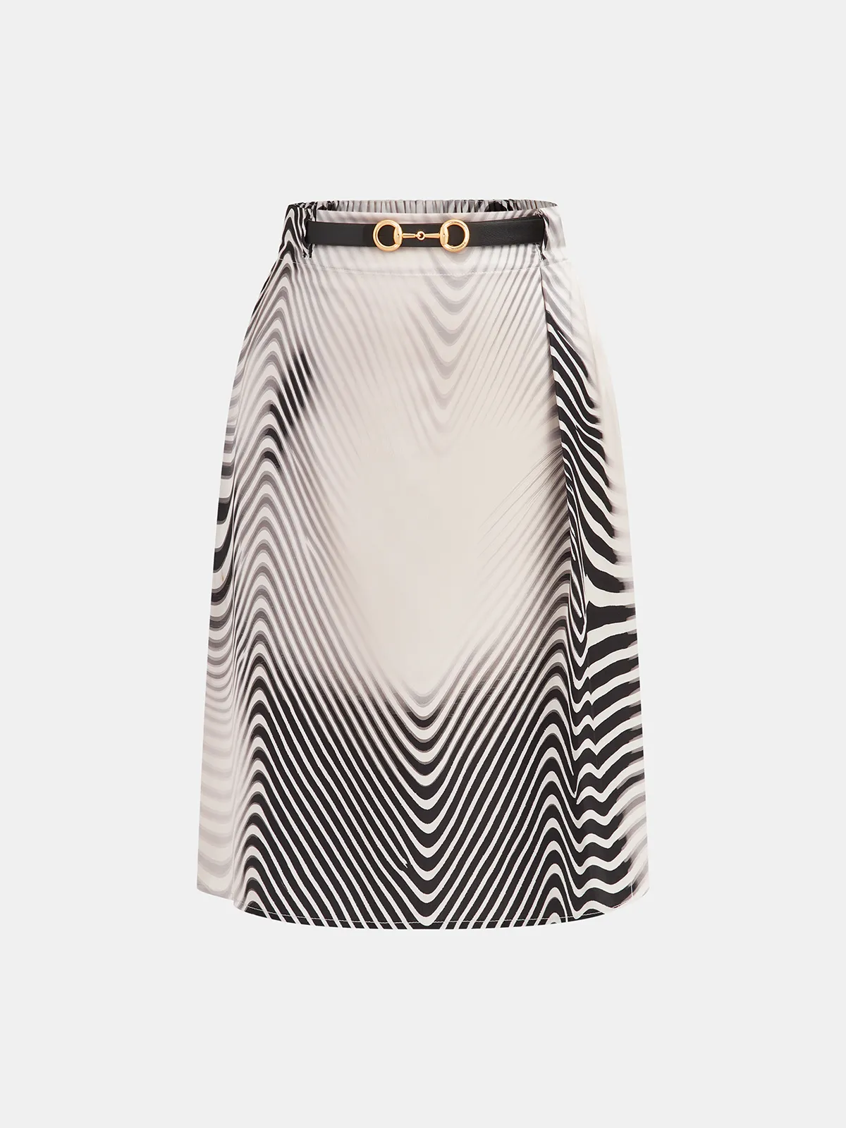 Sleeveless Top & Zebra Print Midi Skirt Set sold by COMMENSE product image thumbnail 5