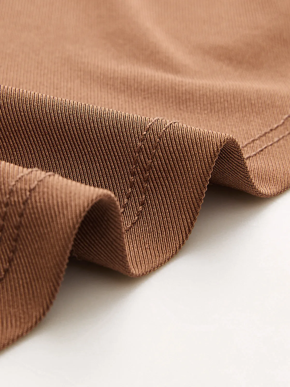 Asymmetric Cape Sleeve Slinky Knit Bodysuit sold by COMMENSE product image thumbnail 4