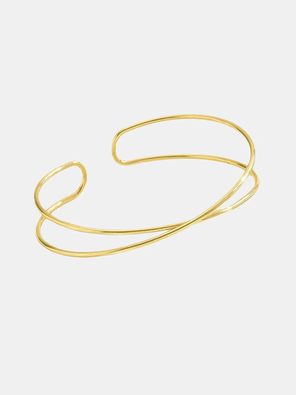 Minimalist Crisscross Upper Arm Cuff sold by COMMENSE product image thumbnail 3