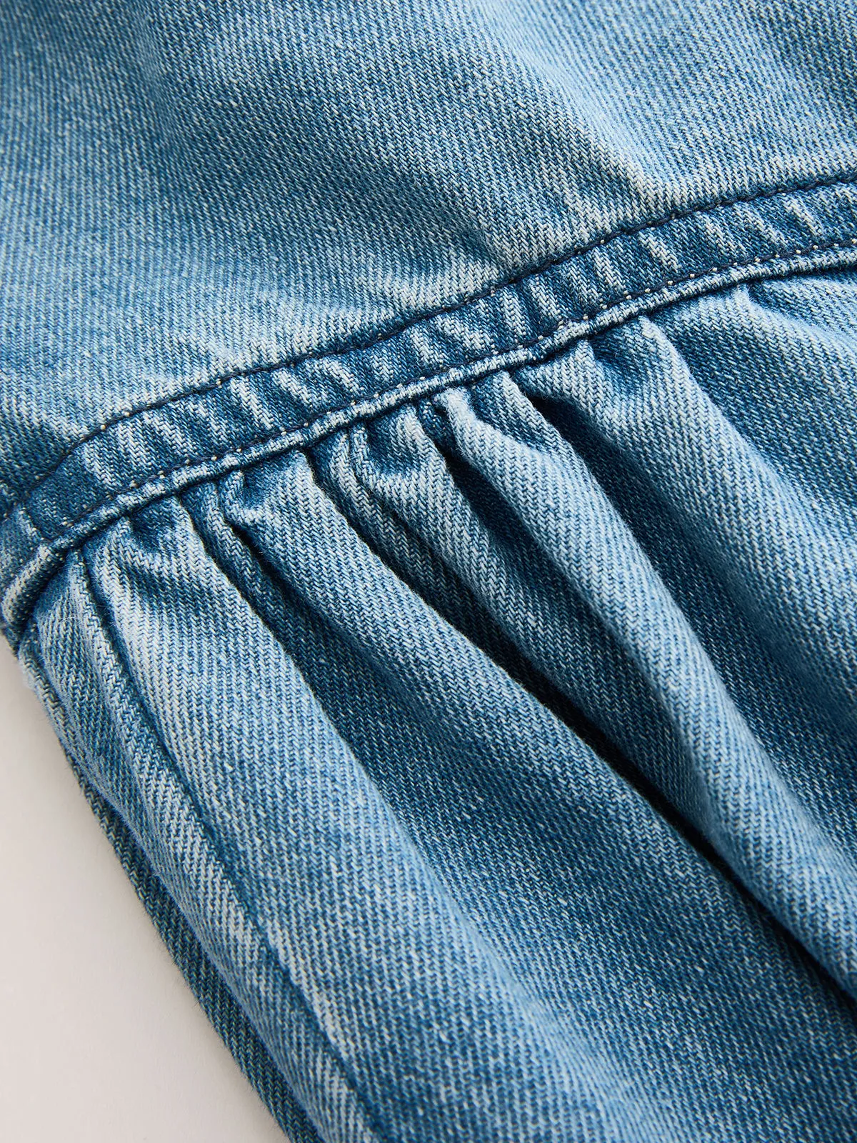 Denim Sleeveless Backless Maxi Dress sold by COMMENSE product image thumbnail 4