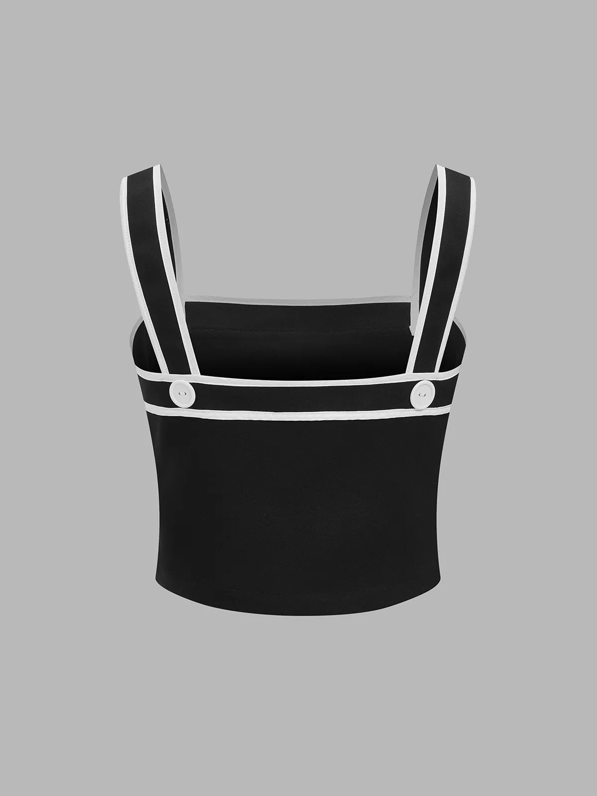 Contrast Trim Cami Top & Shorts Set sold by COMMENSE product image thumbnail 3