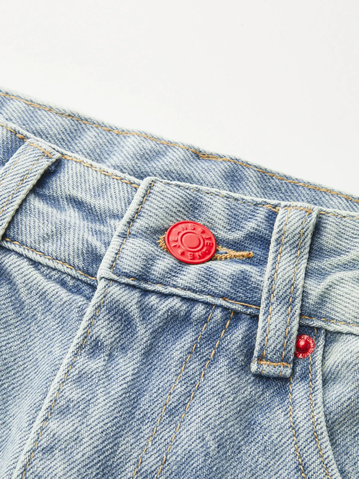 Side Stripe Curved Leg Denim Jeans sold by COMMENSE product image thumbnail 5