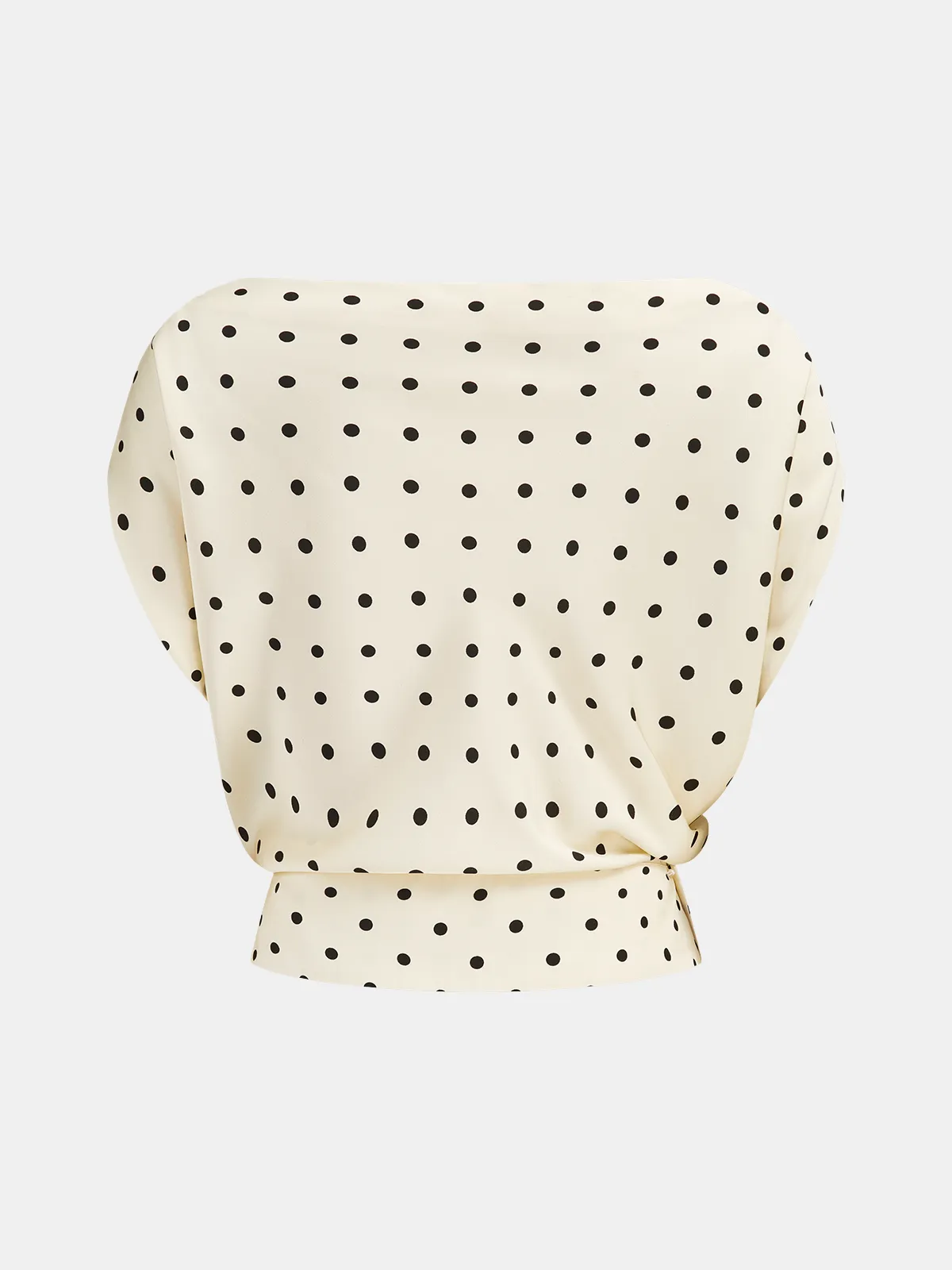 Polka Dot Cowl Neck Top & Maxi Skirt Set sold by COMMENSE product image thumbnail 3