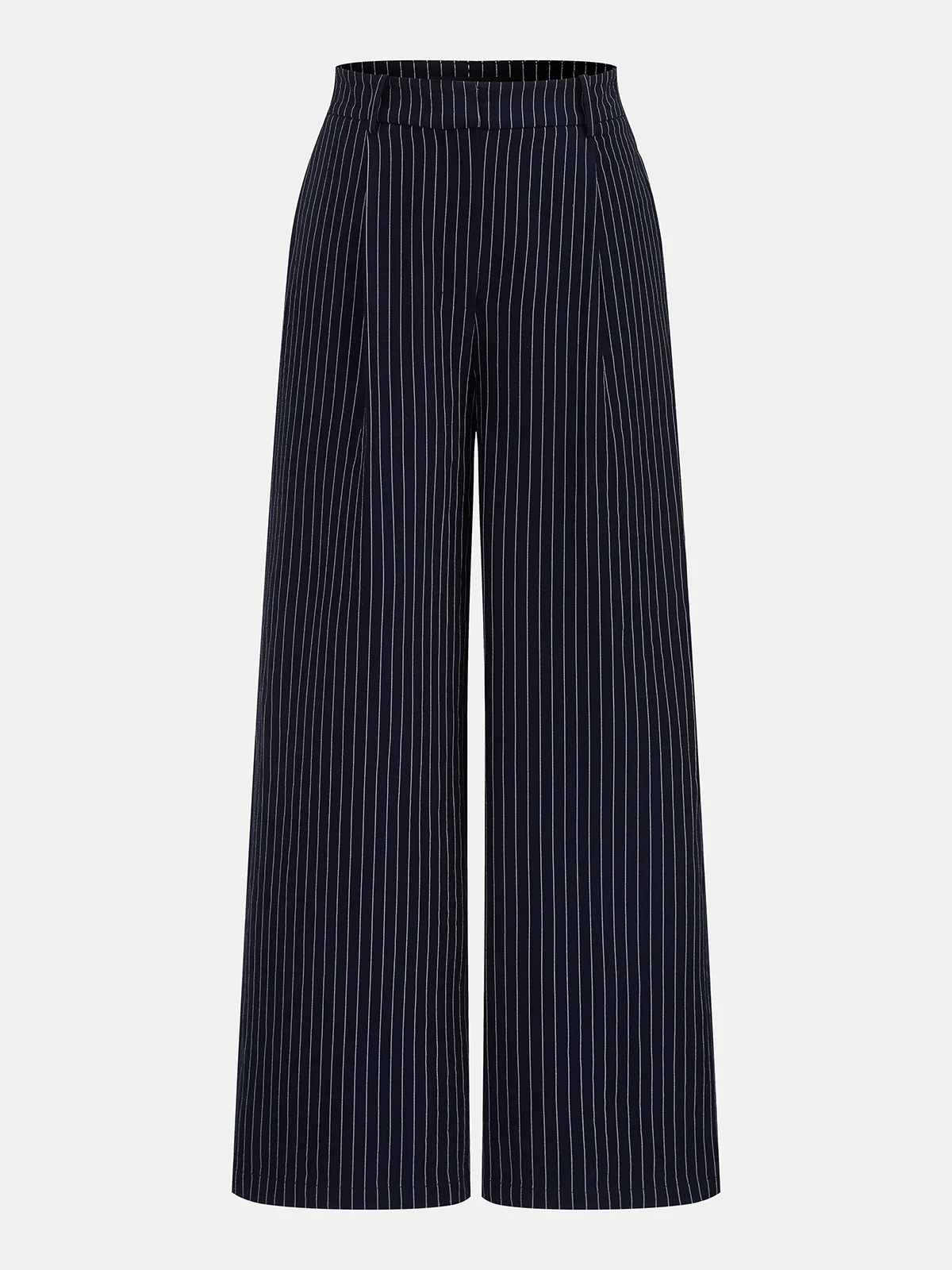 Pinstripe Metal Button Halter Top & Pants Set sold by COMMENSE product image thumbnail 4