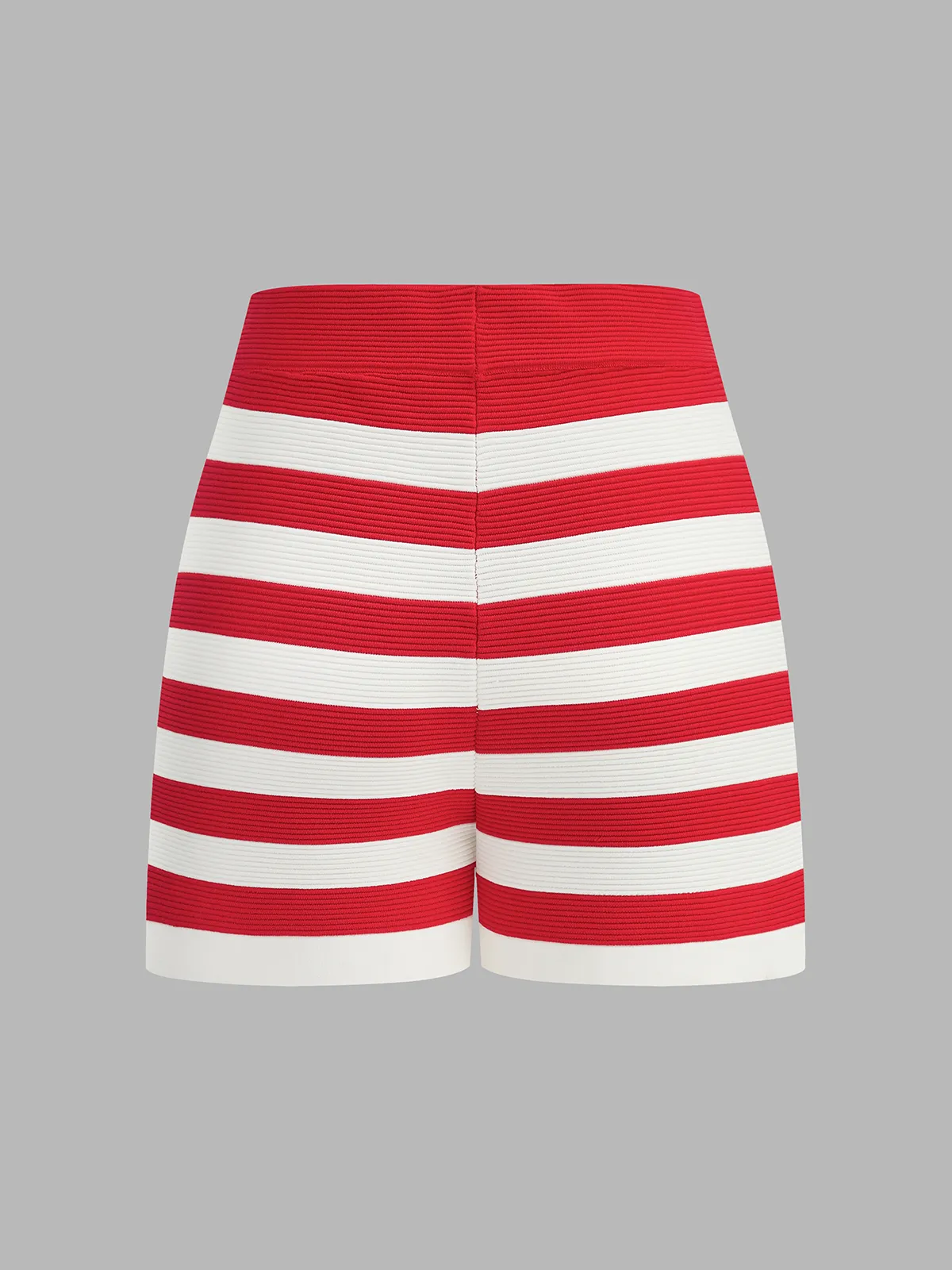 Striped Sleeveless Knit Top & Shorts Set sold by COMMENSE product image thumbnail 5