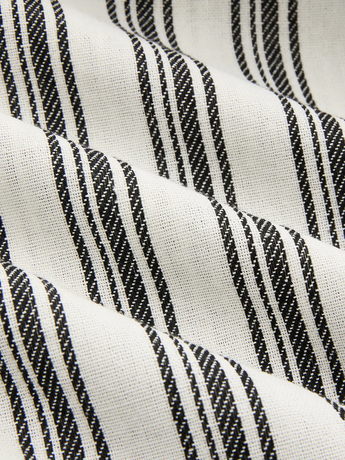 Cotton Linen Striped Wide Leg Pants sold by COMMENSE product image thumbnail 4