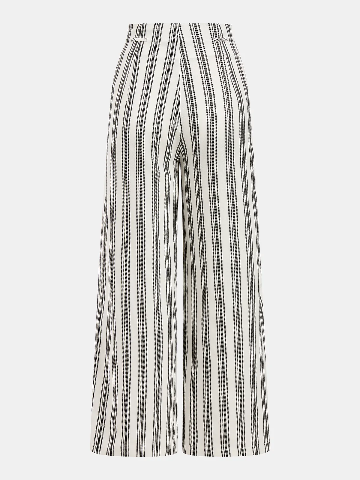 Cotton Linen Striped Wide Leg Pants sold by COMMENSE product image thumbnail 2