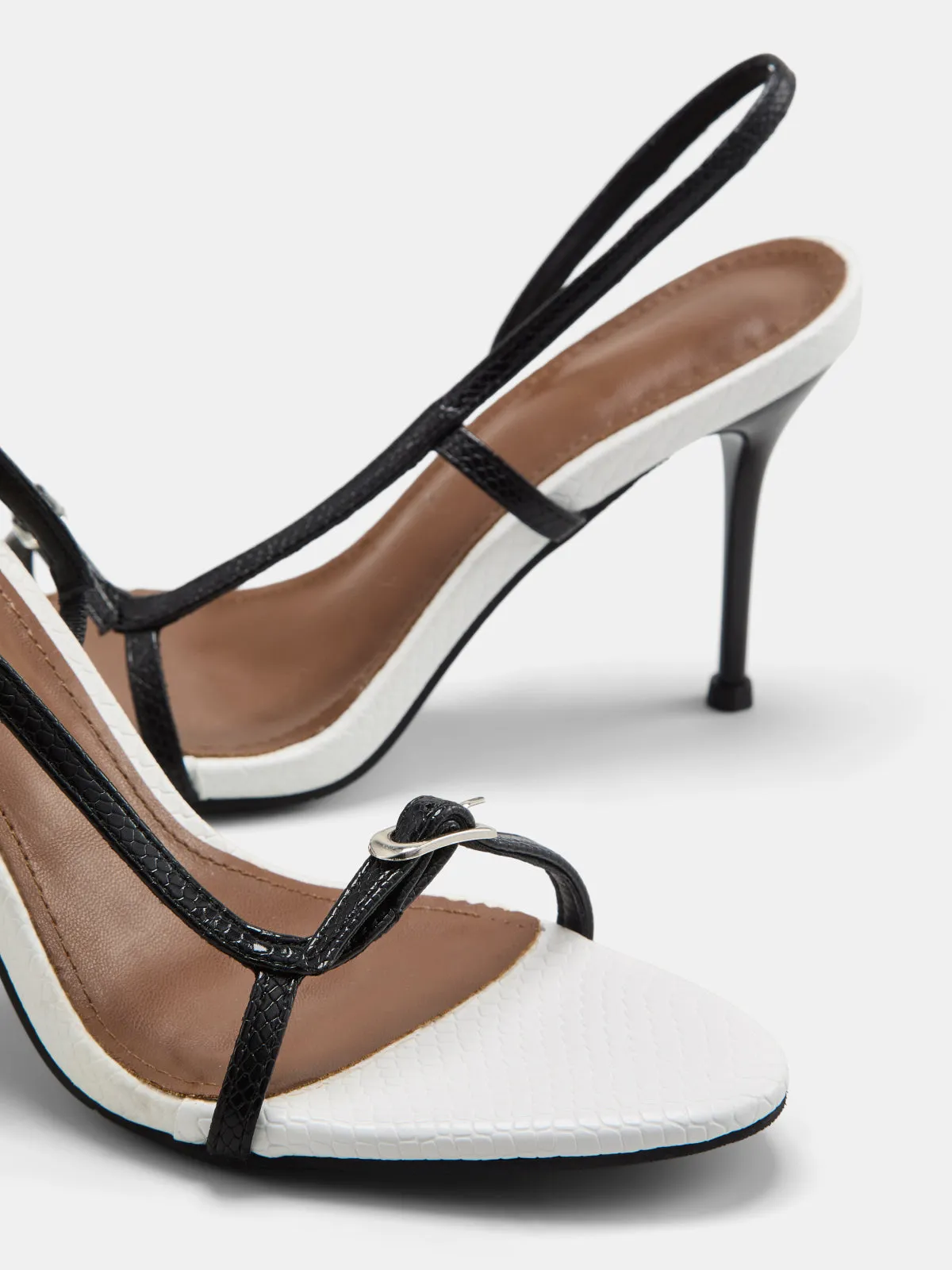 Open Toe Slingback Stiletto Heel Sandals sold by COMMENSE product image thumbnail 4