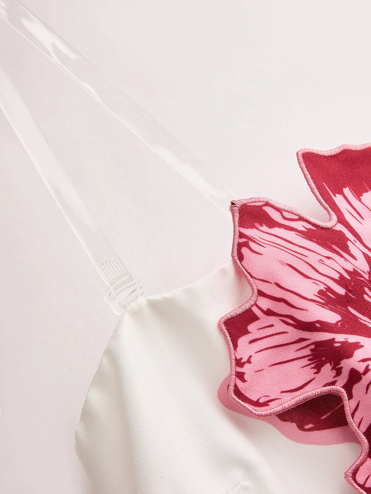 3D Floral Strapless Mini Dress sold by COMMENSE product image thumbnail 5