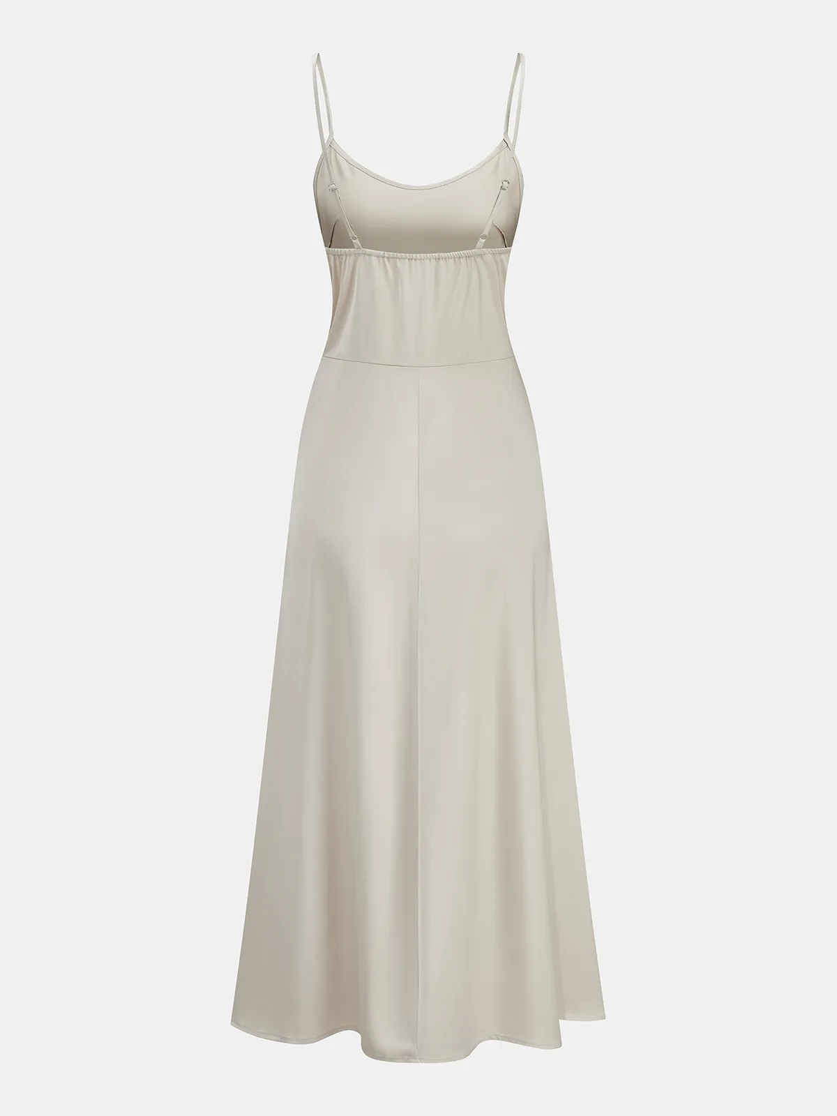 Satin Cami Dress & Lace Vest Two-Piece Set sold by COMMENSE product image thumbnail 4