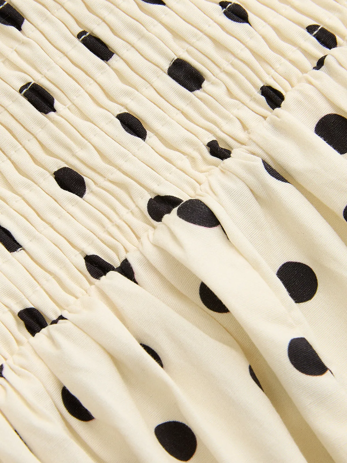 Polka Dot Halter Neck Maxi Dress sold by COMMENSE product image thumbnail 4