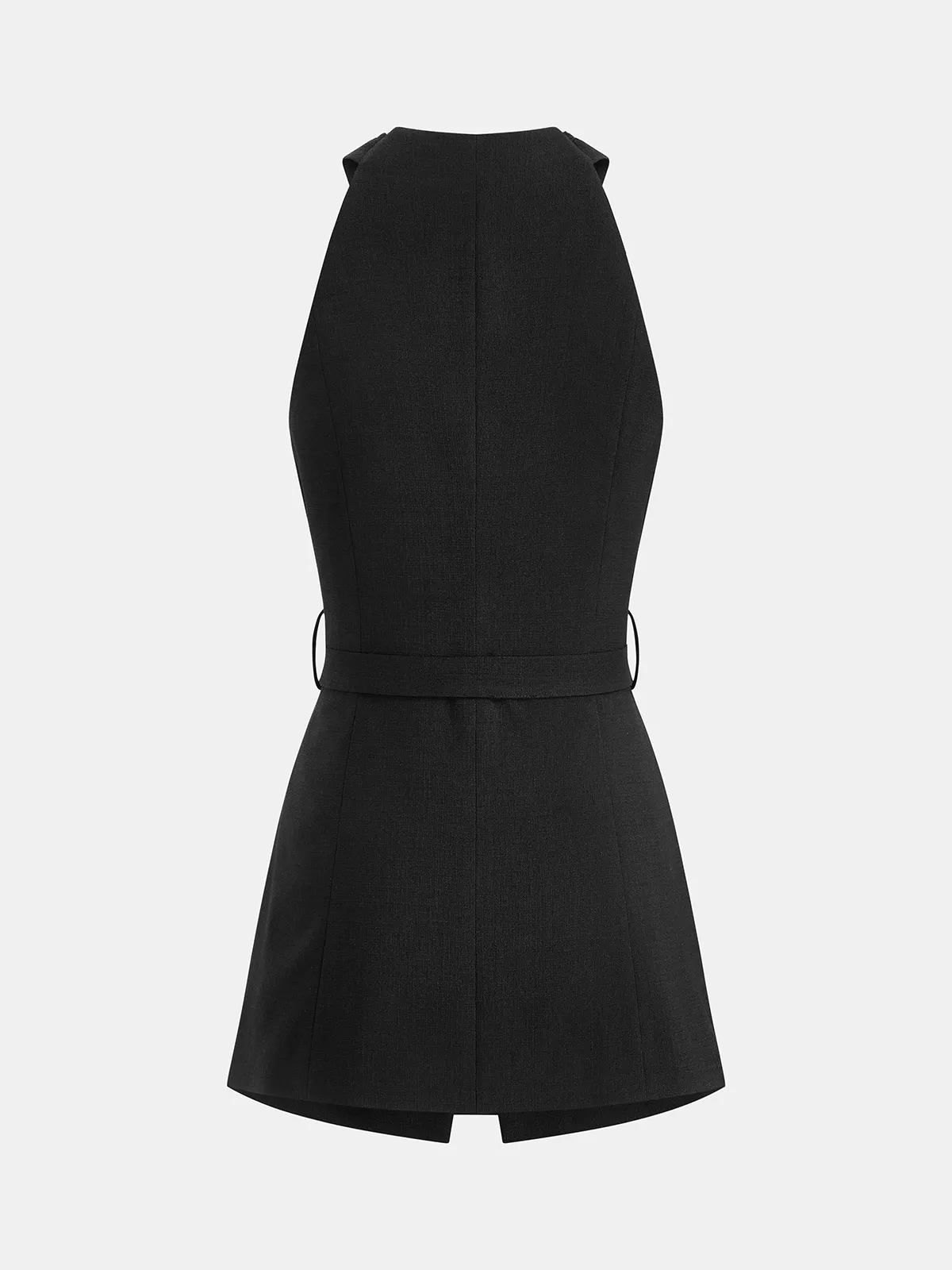Cross Neck Belted Sleeveless Top sold by COMMENSE product image thumbnail 2