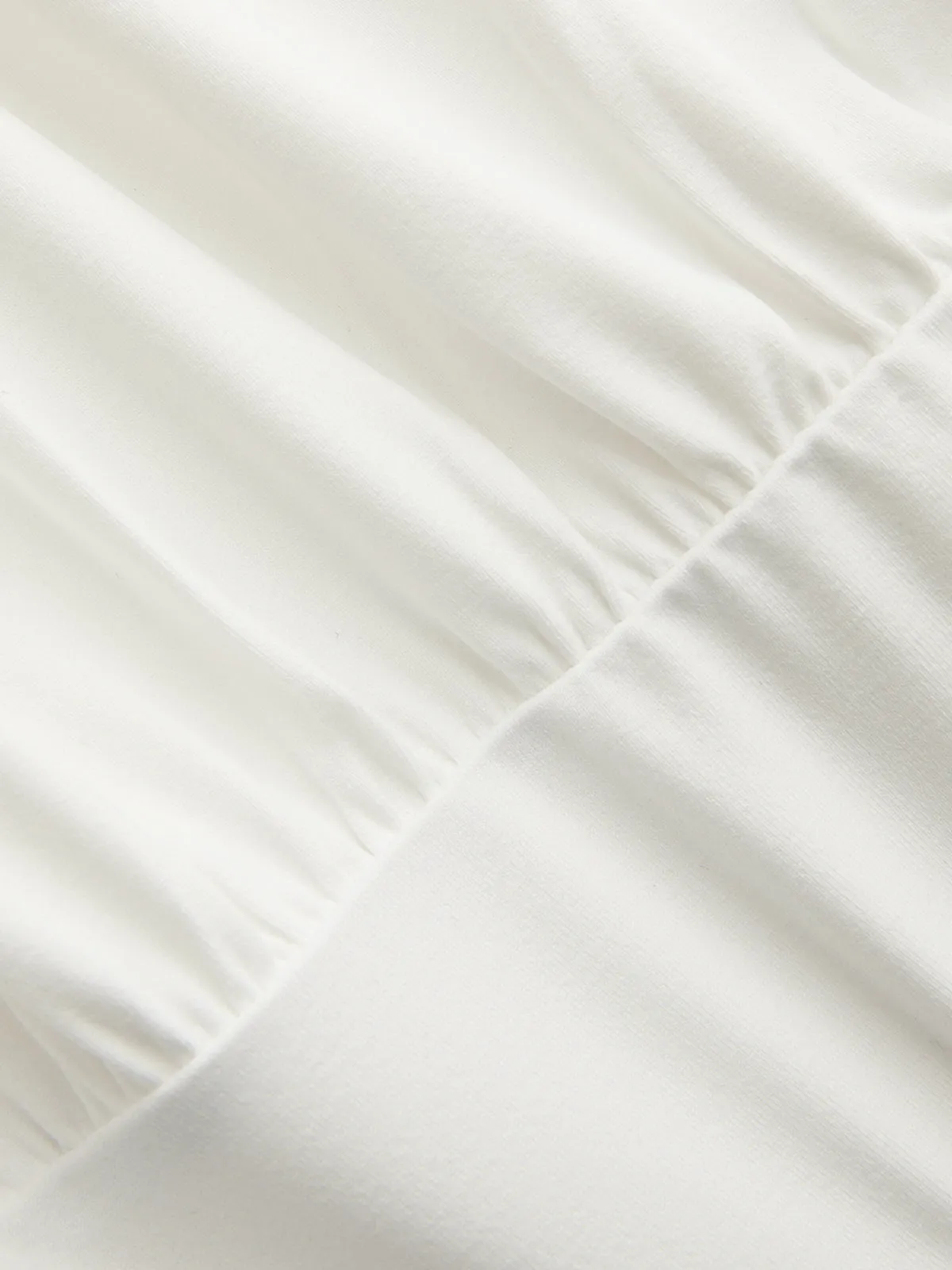 Off-Shoulder Cinched Waist Crop Top sold by COMMENSE product image thumbnail 4