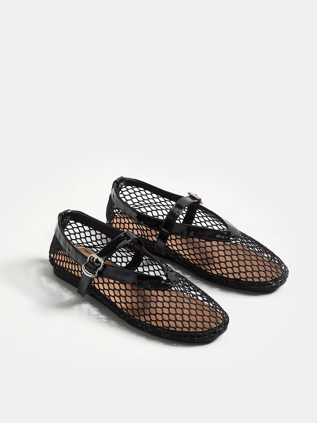 Genuine Leather Mesh Ballet Flats sold by COMMENSE product image thumbnail 4