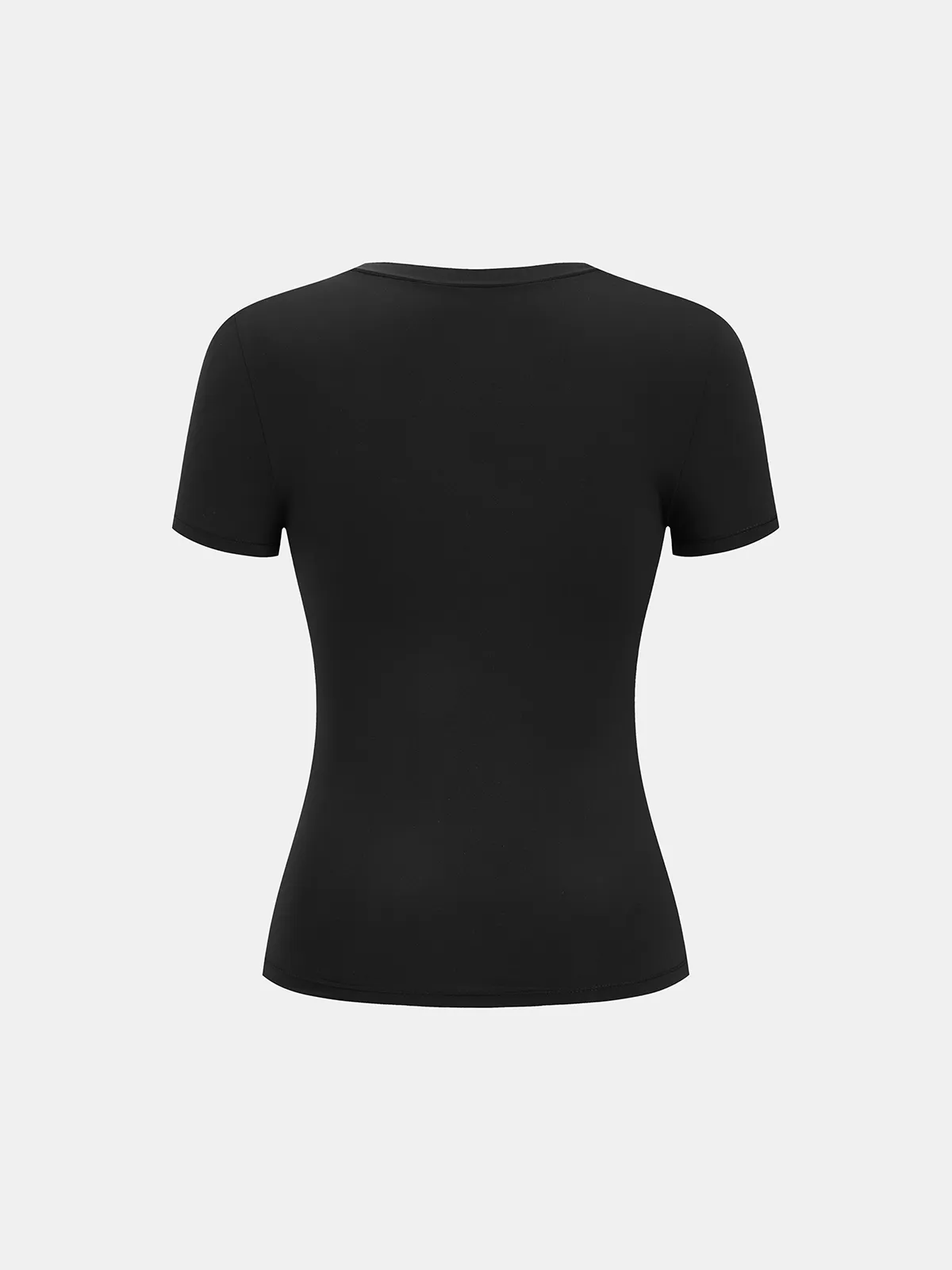 High Stretch Knit Short Sleeve Top sold by COMMENSE product image thumbnail 3