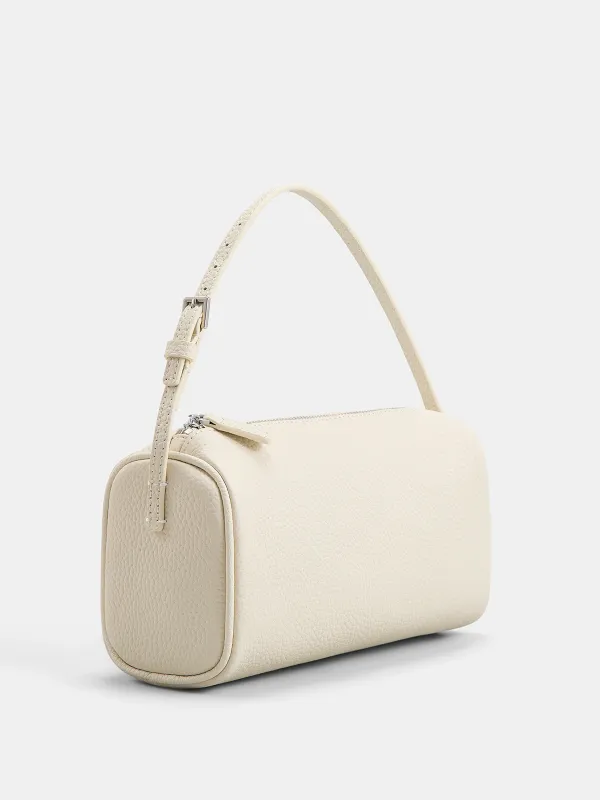 Genuine Leather Cylindrical Shoulder Bag made by COMMENSE