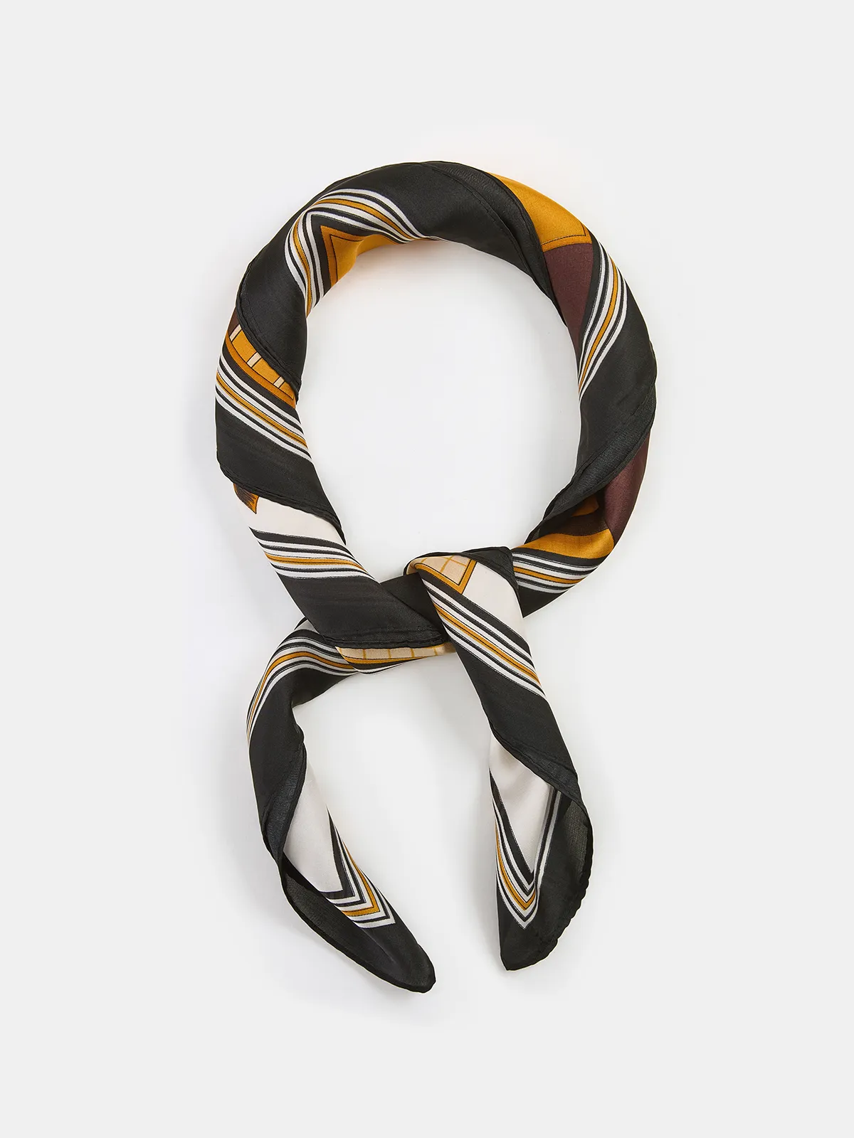 Equestrian Print Square Scarf sold by COMMENSE product image thumbnail 2