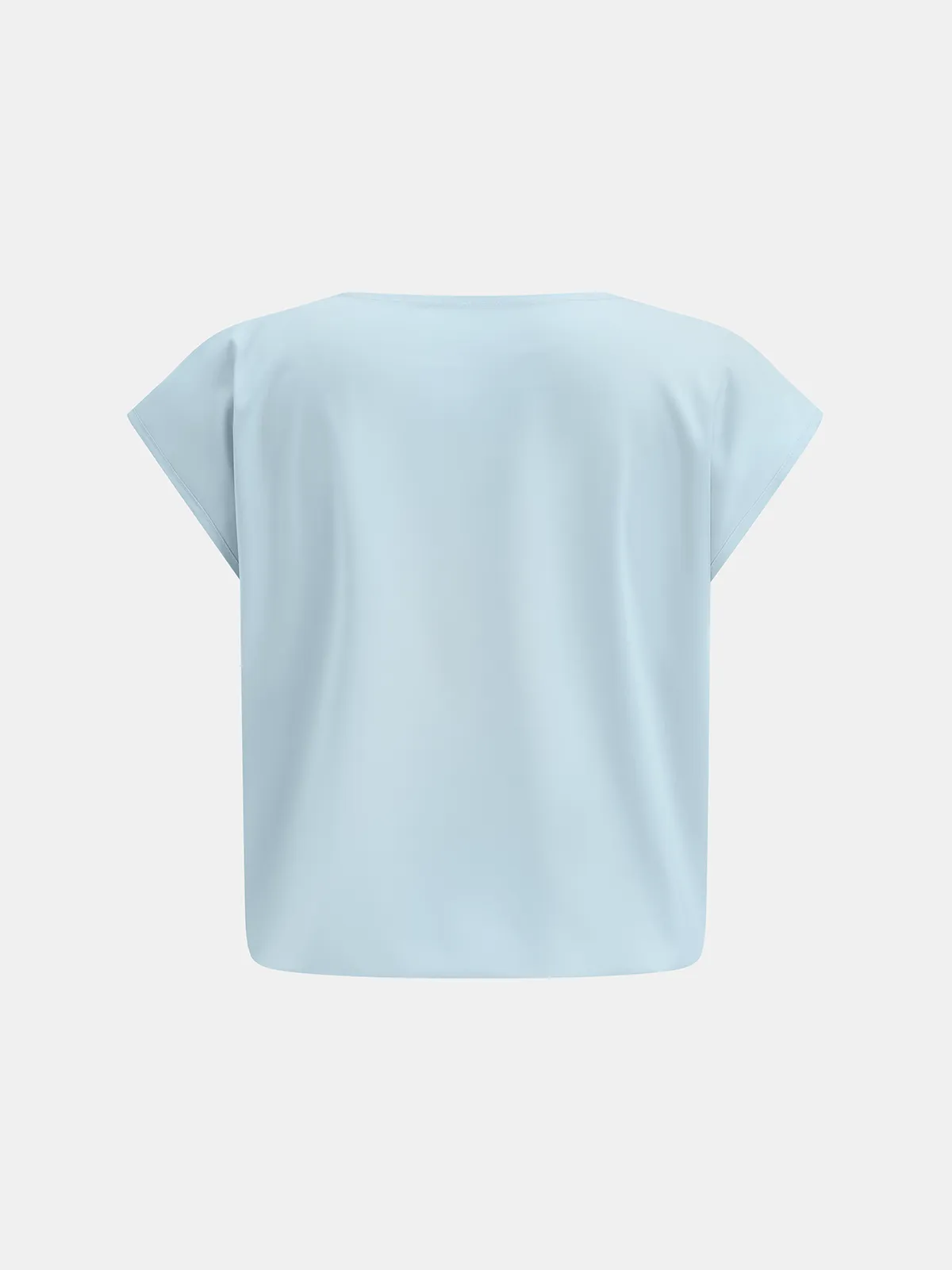 V-Neck Cap Sleeve Top & Drawstring Skirt Set sold by COMMENSE product image thumbnail 4