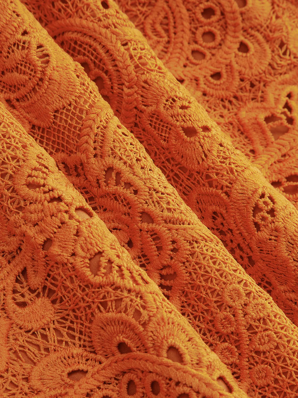 Guipure Lace Mid Waist Shorts sold by COMMENSE product image thumbnail 3