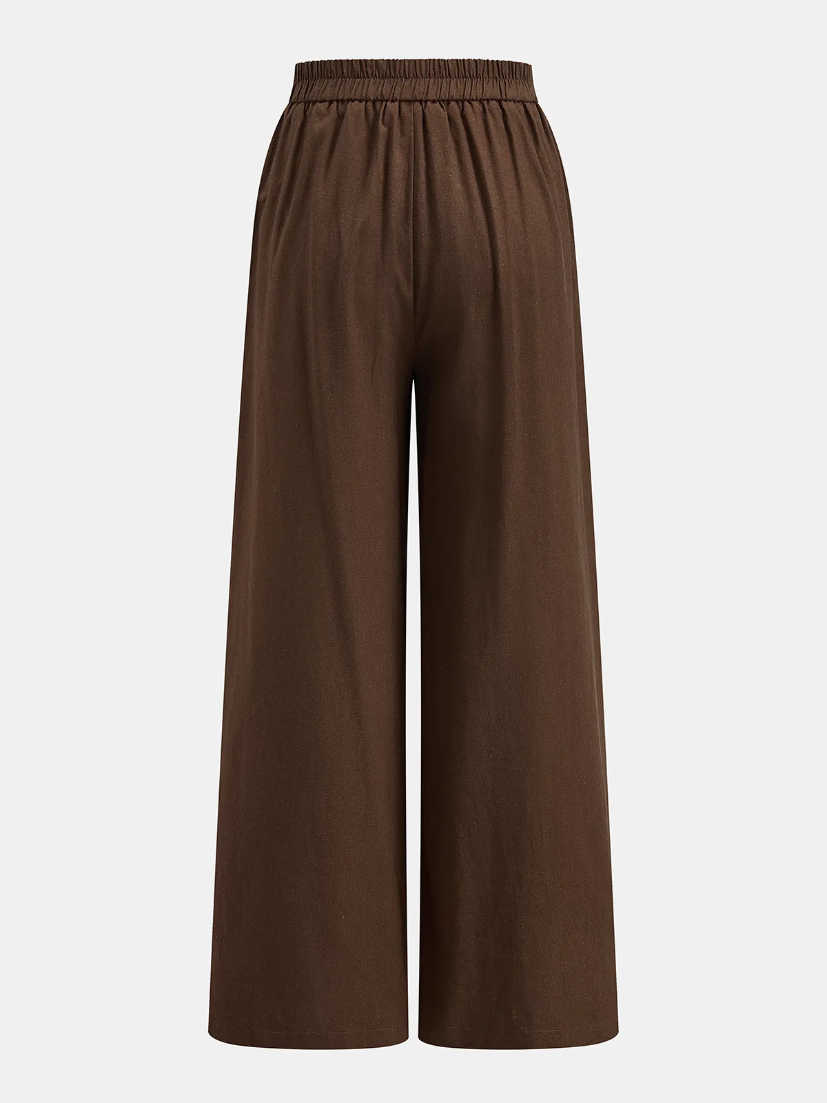 One-Shoulder Metal Detail Tie Top & Pants Set sold by COMMENSE product image thumbnail 5