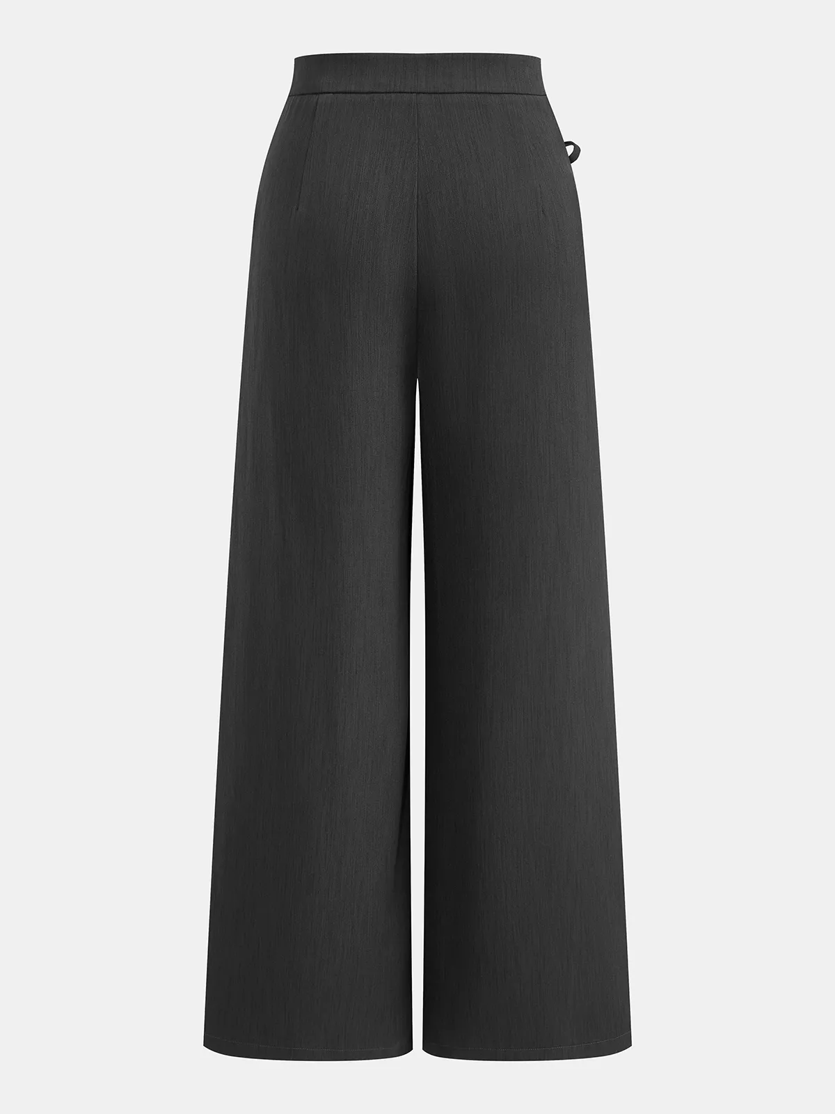 Wrap-Front Overlap Wide Leg Pants sold by COMMENSE product image thumbnail 2