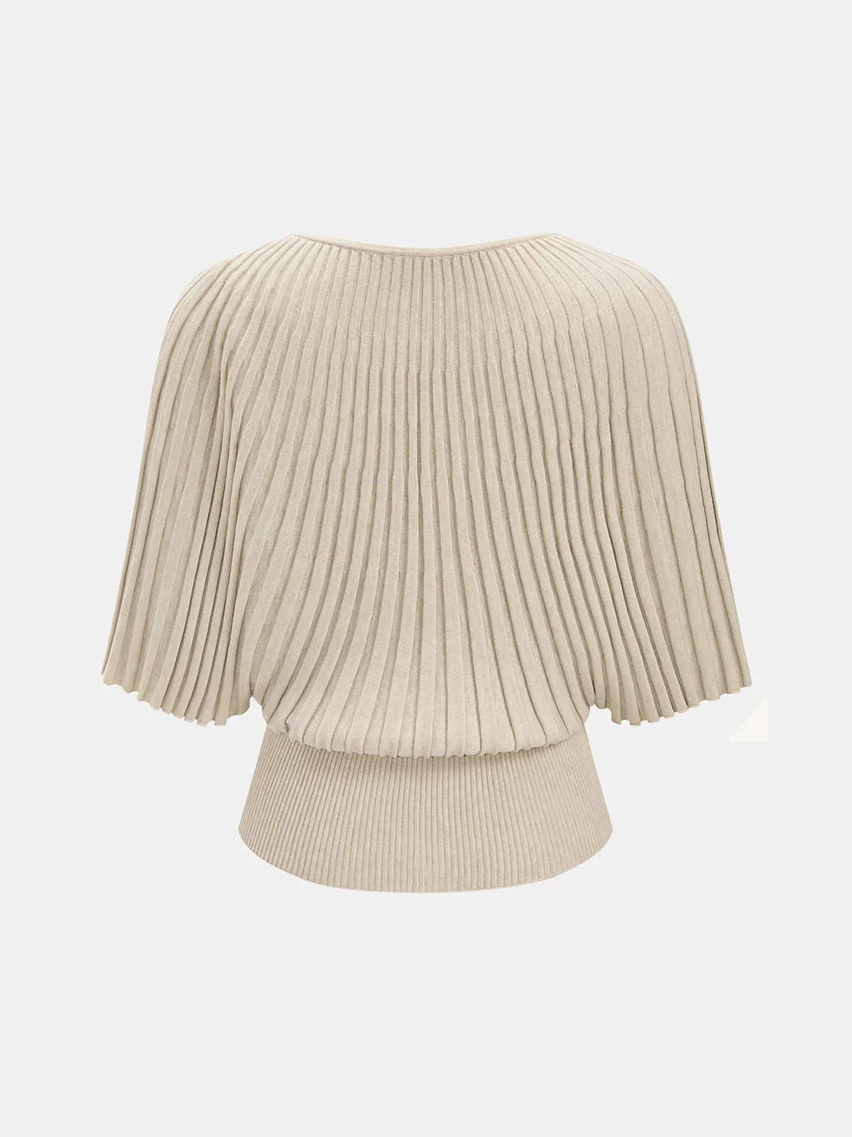Ribbed Wool Blend Buttoned Cardigan sold by COMMENSE product image thumbnail 2