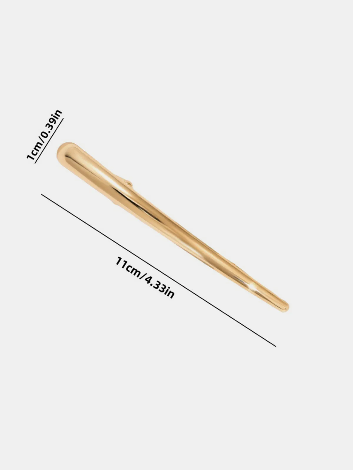 Minimalist Tapered Bar Hair Clip sold by COMMENSE product image thumbnail 3