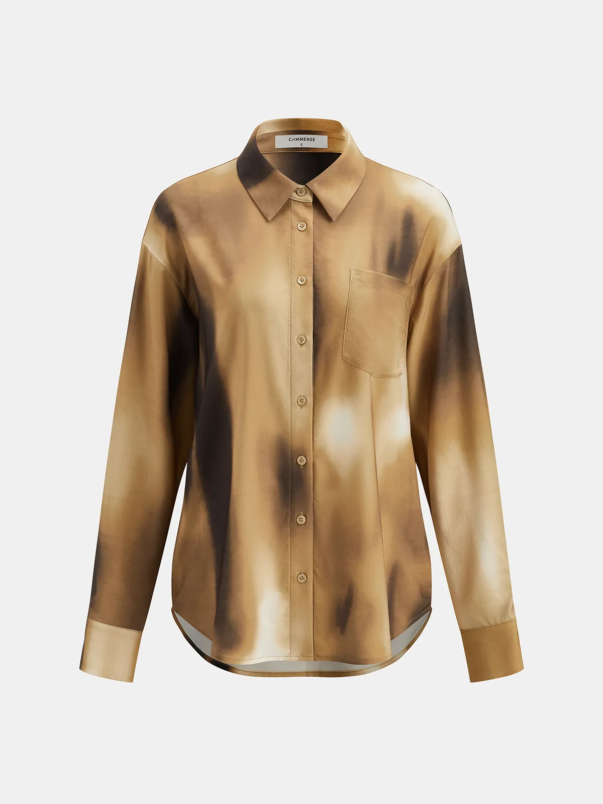 Tie-Dye Shirt & Wide-Leg Pants Set sold by COMMENSE product image thumbnail 3