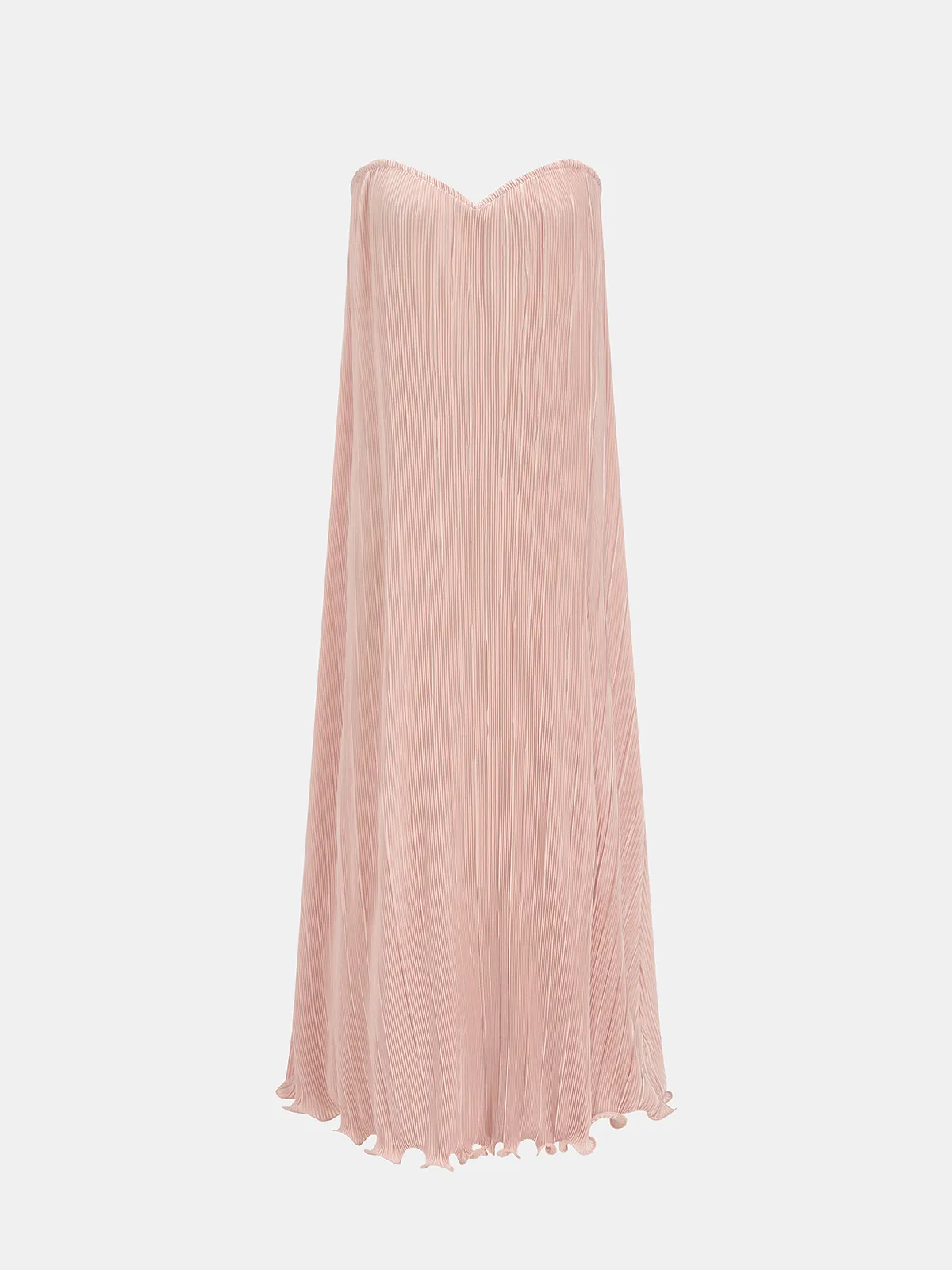 Strapless Pleated Maxi Dress sold by COMMENSE product image thumbnail 2